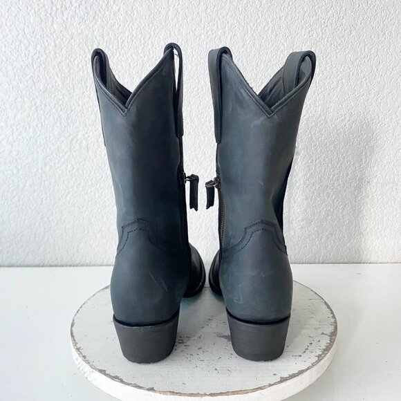 Lane Black Midi Boots - Picture 3 of 11